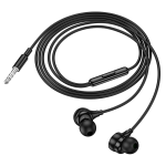 Hoco 3.5 Jack Universal Earphones with Microphone M116 – Black